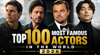 Top 100 Most Famous Actors in the World (2026) | Hollywood, Bollywood, Korean & Global Stars